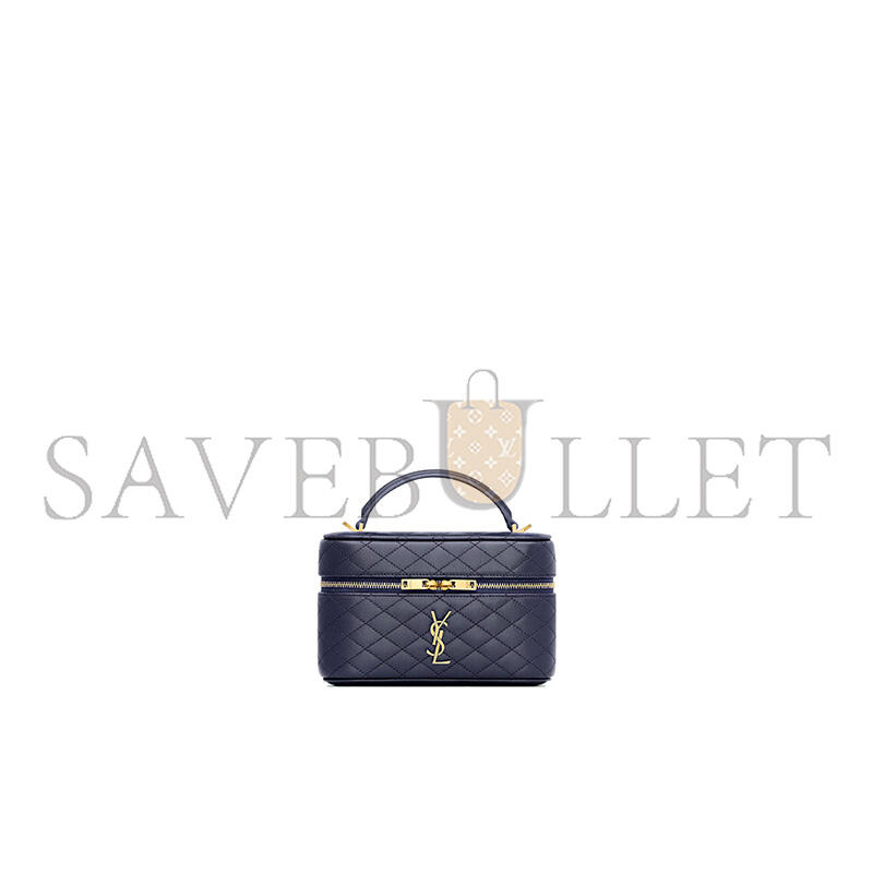 YSL GABY LAMBSKIN COSMETIC BAG 7667311EL074139 (18*11*6.5cm)  YSL GABY LAMBSKIN COSMETIC BAG 7667311EL074139 (18*11*6.5cm)